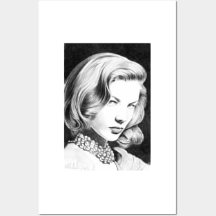 Lauren Bacall, one of the greatest female star of Classic Hollywood! Posters and Art